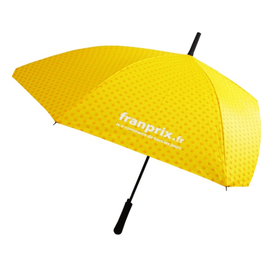 Franprix-parapluie jaune de prêt